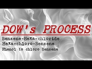 DOW's PROCESS‼️BHC & HCB formation from BENZENE ‼️PHENOL to CHLOROBENZENE