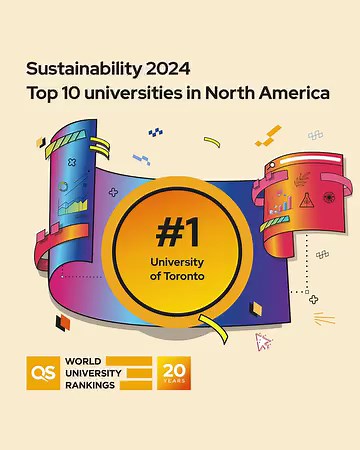 For a North American university with sustainability in mind, see our list of the top 10 most sustainable in the region according to the QS World University Rankings: Sustainability 2024. The most sustainable university in North America this year is University of Toronto followed by UC Berkeley and University of British Columbia. Click here to see the full list of rankings: https://eu1.hubs.ly/H06MTMz0 #Sustainability #StudyNorthAmerica #TopUnis | QS World University Rankings | Facebook