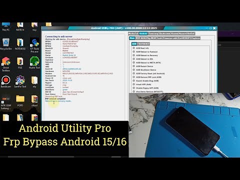 Android Utility Pro Frp Bypass Android 15/16