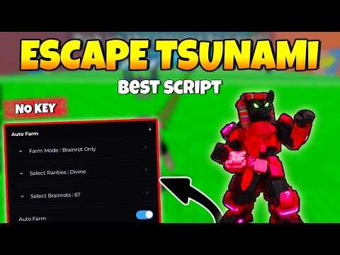 [🌊OP] Escape Tsunami Brainrot Script Pastebin 2026 , NEW GODMODE , AUTOFARM V3