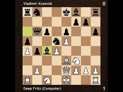 Deep Fritz (Computer) vs Vladimir Kramnik | Kramnik - Deep Fritz 2006 | Round 2