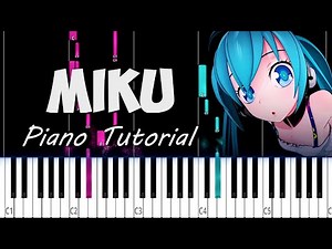 I Discovered The BEST Way To Learn Music With Miku EASY Piano Tutorial
