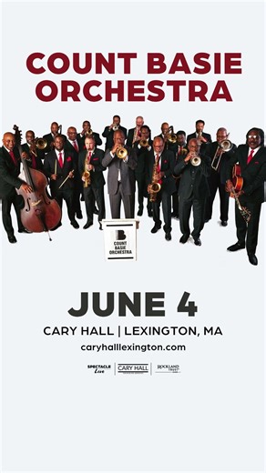 Count Basie Orchestra - Cary Memorial Hall - June 4, 2026