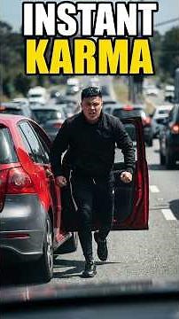 When Road Rage Instantly Goes Wrong 😳🚗