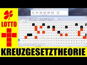 Lotto 6 aus 49 !!! Kreuzgesetz Theorie - Teil 1 -