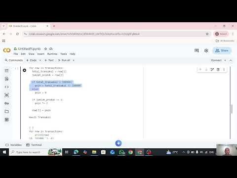 Transaction Point Calculation Program Using Python and Pandas