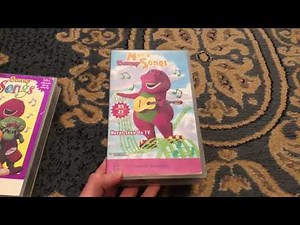 My Barney Songs VHS Collection