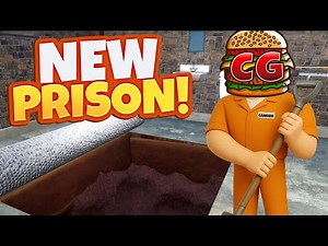 Breaking Out of the NEW Maximum Security Jail! (Prison Escape Simulator: Dig Out)