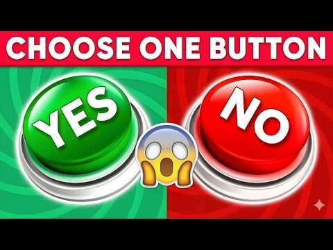 Choose One Button! 🔴🟢 YES or NO Challenge 😱 99% Choose Wrong! | Hawk Quiz 🚀