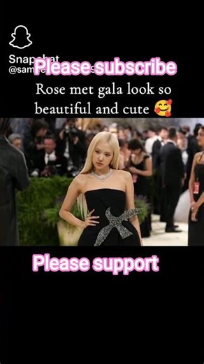 Rosé at Met Gala 💖✨ | Queen of Elegance Steals the Show!