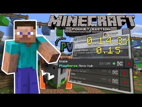 EL MEJOR SERVIDOR DE TODO MCPE Y CRAFTSMAN 0.14.3/0.15