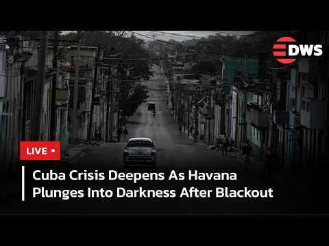 LIVE: Havana Blackout Crisis Deepens As Cuba Faces Total Power Grid Failure | DWS News | AM14