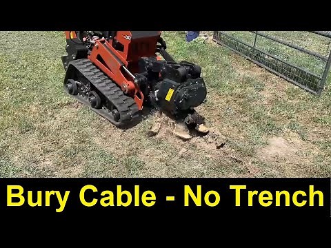 Ditch Witch Vibratory Plow - No Mess Trenching