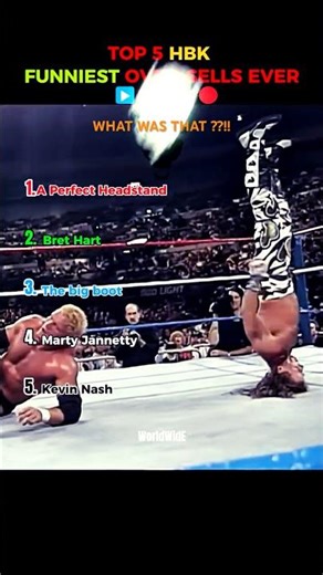 HBK's Funniest Moment Still Has Us Laughing #WWE #Wrestling #Shorts