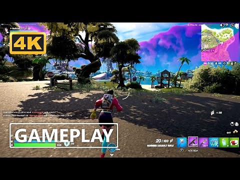 Fortnite Gameplay [4K] (No Commentary)
