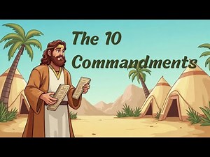 Moses and The Ten Commandments for Kids | Fun Bible Cartoon, bible stories for kids.