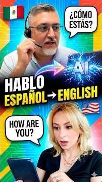 Hablo español y le escucha en inglés, traducción en tiempo real con Google meet