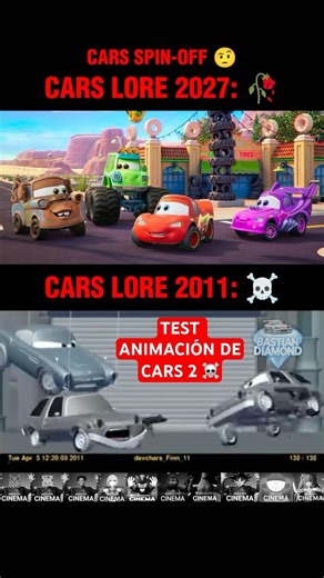 💎 CARS LORE (2011 VS 2027) ¿Cars 2 más RARO? ☠️🔥⁉️ #cars #cars2 #memes #disney #humor #turbio #fyp
