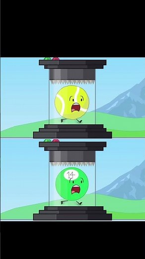 Bfdia 9 dance scene with Score showdown characters