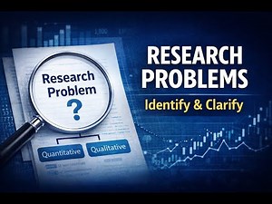 Research Steps : Formulating & Clarifying Research Problem