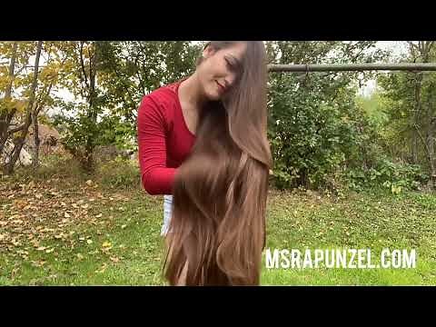 MsRapunzel | Brunette Rapunzel has the Silkiest Classic Length Hair