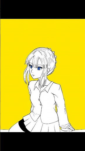 speed drawing Saber (Artoria Pendragon) #drawing #art #ibispaintx