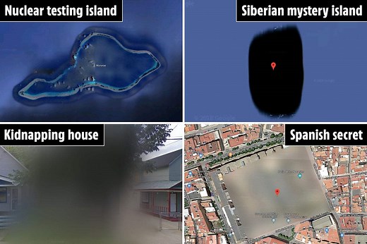 Google Maps has BANNED locations you can't see - here are some of the weirdest