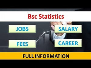 B.Sc Statistics course details (Hindi)||Bsc Statistics jobs, career, scope