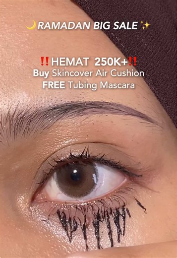 Get Skincover Air Cushion with Free Noir HD Mascara