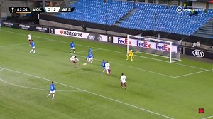 Video: Balogun seals a great night in Molde for Arsenal