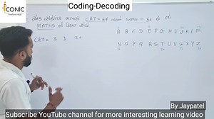 Coding-Decoding Question learning | Coding-Decoding Question kevi rite solve karvo? #reasoning | iconicfundamental