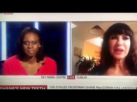 Sky News talk about Shane MacGowan's new documentary "A Wreck Reborn"