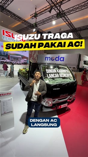 Isuzu meluncurkan Traga yang sudah memiliki AC dari lahir! Mobil niaga buatan Indonesia ini yang TKDN lebih dari 50%, menjawab kebutuhan untuk meningkatkan kenyamanan para driver dan meningkatkan produktivitas. #IsuzuTerusMenemani #TragaAC #GIICOMVEC2026 #RealPartner