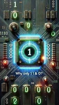 Why Do Computers Use Only 1 and 0 #ComputerScience #BinarySystem #TechExplained #Computers#1and 0