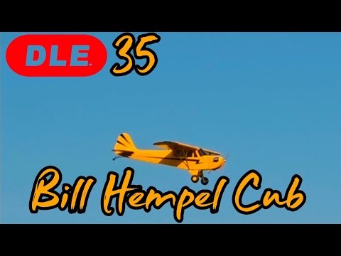 /4 Scale Bill Hempel Cub with DLE 35 – RC Giant Scale Beauty in Action!