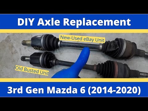 DIY Axle Replacement | 3rd Gen Mazda 6 | 2014-2020