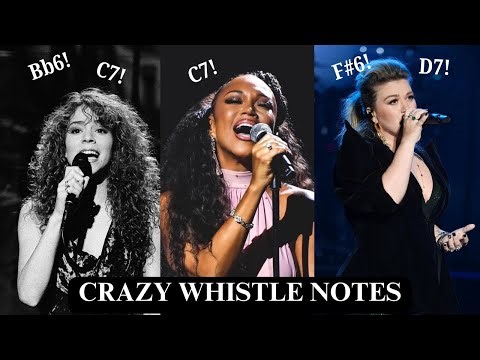 Famous Singer's CRAZY Whistle Notes!