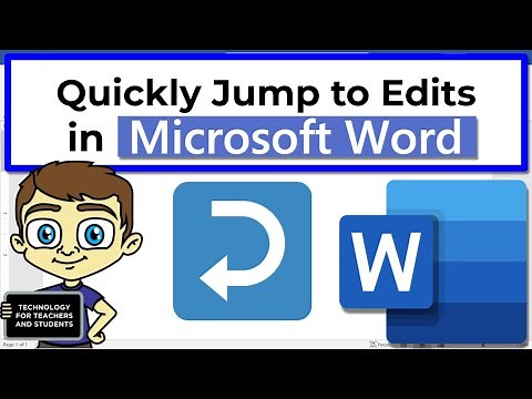 How to Quickly Jump Back to Recent Edits in Microsoft Word