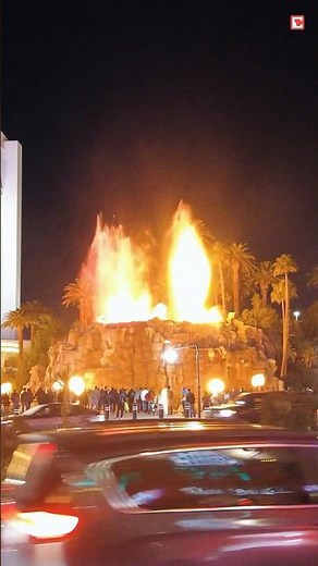 Bye bye CES, Las Vegas und bye bye Mirage Volcano. #ces2024 #lasvegas #mirage