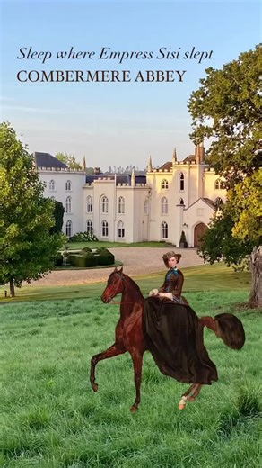 As you may already know we had the pleasure and privilege of being invited to stay at Combermere Abbey, in its North Wing bed and breakfast, that in itself was wonderful, but when I started researching the history of the house, I was thrilled to discover that the famous Empress Elizabeth of Austria (known as Sisi) leased the house for two consecutive years, to hunt in the area. . This discovery got me very excited, I have been fascinated by Empress Sisi for many years, prompting a trip to her Pa