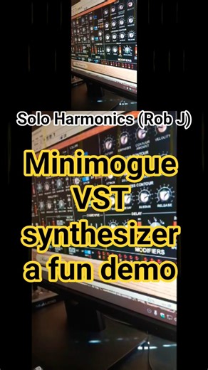 Minimogue VST synthesizer-a fun demo #synthesizer