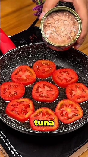 10-Minute Tuna Tomato Skillet 🔥 High-Protein Dinner Hack #EasyRecipe #FoodTok #recipe #food