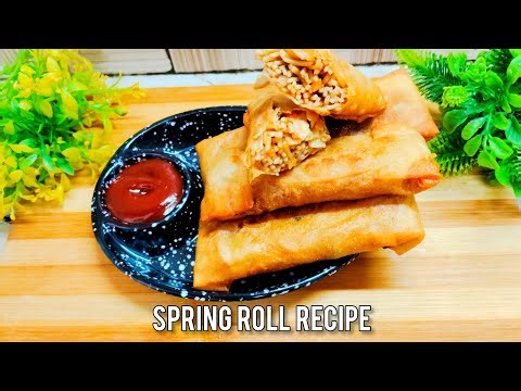 Spring Roll Recipe With Spring Roll Sheet By Come, Cook With Me