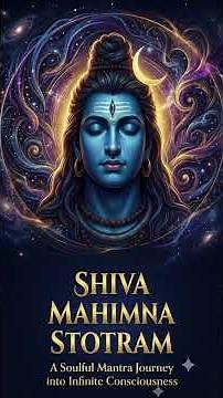 Shiva Mahimna Stotram 🙏 Experience the Divine Glory of Mahadev | Peaceful Sanskrit Chant