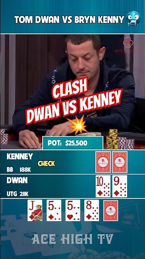 Tom Dwan VS Bryn Kenney 💥 #poker #highstakespoker