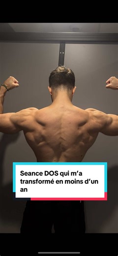 Cette séance DOS COMPLÈTE est une petite partie de mon programme d’entraînement qui a transformé mon physique en moins d’un an. 🔥 Je te montre les exercices pour élargir ton dos, travailler l’épaisseur et obtenir un vrai V-taper. Si tu stagnes ou tu ne sens jamais ton dos… fais cette séance 👇 #musculation #fitness #dos #backworkout