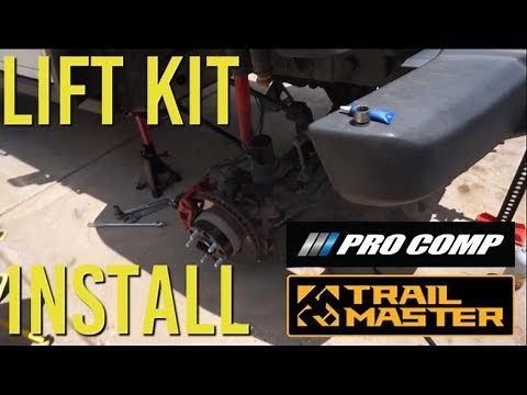 Installing a 3" Lift Kit in My Driveway without any special tools!