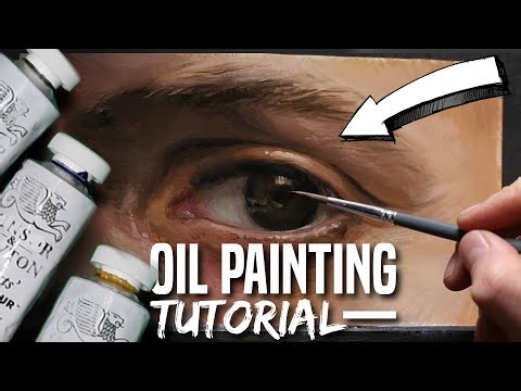 OIL PAINTING FOR BEGINNERS - Step by Step Demo, Drawing, Color Mixing, Tips for New Oil Painters