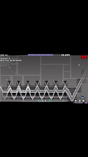 Is anyone wan't to make a frame perfect counter for this level, make it pls #geometrydash #gd