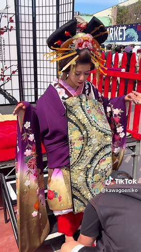 川越にこの二度目の花魁姿